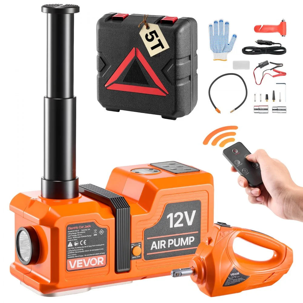 Vevor Electric Hydraulic Car Jack Tire Change Kit New