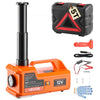 VEVOR Electric Car Jack, 5 Ton Hydraulic Jack Lift 12V Car Lift Floor Jack, 6.1-17.7 in Lift Height, Portable Tire Change Tool with LED Light & Toolbox for SUV Sedan Pickup MPV