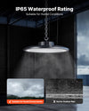 IP65 waterproof rating graphic for LED high bay light