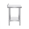 VEVOR 24 x 24 x 35 Inch Stainless Steel Work Table, Commercial Food Prep Worktable Heavy Duty Prep Worktable, Metal Work Table with Adjustable Height for Restaurant, Home and Hotel