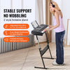 VEVOR 61 Key Digital Keyboard Piano, Lighted Keys, Electric Portable Piano with Adjustable Stand 600 Tones 500 Rhythms Built-In Speakers Sustain Pedal Headphones, USB MIDI for Beginners