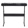 VEVOR 61 Key Digital Keyboard Piano, Lighted Keys, Electric Portable Piano with Adjustable Stand 600 Tones 500 Rhythms Built-In Speakers Sustain Pedal Headphones, USB MIDI for Beginners