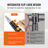 VEVOR Telescoping Pole, 6 to 24 FT Pole, Extension Multi-Purpose Pole, Sturdy Aluminum Alloy Paint Extendable Pole with Flip-Lock Design, Telescopic Pole for Painting, Dusting and Cleaning