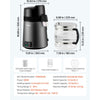 VEVOR Water Distiller, 6L 1.6 Gallon Larger Pure Water Purifier Filter For Home Table Countertop, 900W Glass Pot Distilled Maker, Stainless Steel Interior Drinking Machine to Make Clean Waters