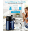 VEVOR Water Distiller, 6L 1.6 Gallon Larger Pure Water Purifier Filter For Home Table Countertop, 900W Glass Pot Distilled Maker, Stainless Steel Body Drinking Machine to Make Clean Waters, Blue-Black