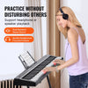 VEVOR 88 Key Digital Piano Keyboard, Semi Weighted Keys, Full Size Electric Portable Keyboard Piano Set with 1000 Tones Built-In Speakers Sustain Pedal Headphones, Bluetooth MIDI USB for Beginners