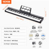 VEVOR 88 Key Digital Piano Keyboard, Semi Weighted Keys, Full Size Electric Portable Keyboard Piano Set with 1000 Tones Built-In Speakers Sustain Pedal Headphones, Bluetooth MIDI USB for Beginners