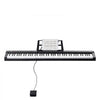 VEVOR 88 Key Digital Piano Keyboard, Semi Weighted Keys, Full Size Electric Portable Keyboard Piano Set with 1000 Tones Built-In Speakers Sustain Pedal Headphones, Bluetooth MIDI USB for Beginners