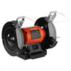 VEVOR Bench Grinder, 8-inch Single Speed Bench Grinder, 3450RPM High-Speed Table Grinders with 350W 3.0A Induction Motor, 36/60-Grit Grinding Wheel & Adjustable Eye Shield for Fast Sharpening Grinding