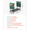 VEVOR Garden Kneeler and Seat, 8 in Wide Kneeling Pad, Heavy Duty Garden Kneeling Stool, Folding Garden Seat with 2 Tool Bags, Relieve Knee & Back Pain, Portable Garden Bench for Women Grandparents