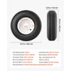 VEVOR 2-Pack Trailer Tire Rim Assembly 4.80-8 with 5 Lug on 4.5 in PCD, 6 Ply Load Range C Trailer Tire on 8" White Rims, 2.8 in Center Bore, Max Load 760LBS 90PSI for Utility/Boat/Camper Trailers