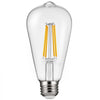 VEVOR 6 Pack Edison Bulbs LED, ST19 Vintage Edison Light Bulbs, 7W Dimmable 800 Lumens, 2700K Warm White, E26 Base LED Filament Bulb, Antique Glass Style for Home, Bedroom, Office, Farmhouse