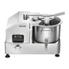 VEVOR Food Processor 6.3 qt 6 L Commercial Electric Vegetable Chopper 1800W, for Vegetables Fruit Grains Nuts, Food-Grade Stainless Steel Bowl, 110V Cutter with S-Shaped Blade, Variable Speed Dial