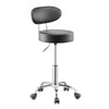 VEVOR Shop Stool with Backrest, Pneumatic Garage Seat/Work Stool with Wheels, 300 lbs Load, Adjustable Roller Creeper Seat, 360° Swivel Padded Workshop Stool, for Garage, Shop & Auto Repair, Black