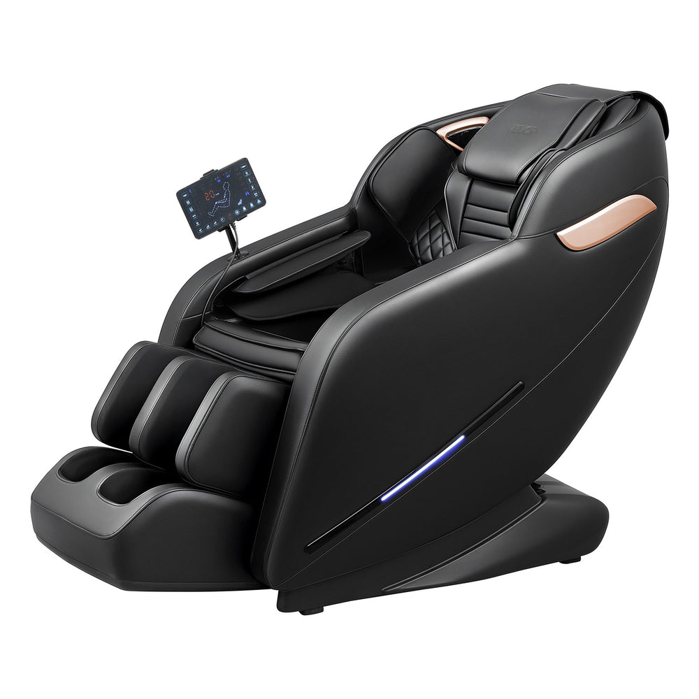 VEVOR Massage Chair, 3D Zero-Gravity Full Body Massage Chair with Extendable Footrest, Automatic Modes, Airbags, Waist & Leg Heating, Bluetooth Speaker, Touchscreen Control, for Home and Office Use