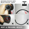 VEVOR 8AN Fuel Line Kit, 32.8' Nylon Stainless Steel Braided Oil Line Hose ID. 11.11 mm/ 0.44 in, with 20 pcs 8AN Universal Fitting Adapter Set with Aluminum Hose End, Black