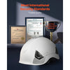 VEVOR Safety Helmet, ANSI/ISEA Z89.1 Approved ABS Safety Hard Hat with 6-Point Ratchet Suspension, Adjustable Vented Hardhat for Men Women Adults, for Outdoor Indoor Industrial Construction Workwear