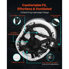VEVOR Industrial Safety Helmet, ANSI/ISEA Z89.1 Approved ABS Hard Hat with Visor & 6-Point Ratchet Suspension, Adjustable Vented Hardhat for Men & Women, for Outdoor and Indoor Construction Workwear