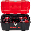 VEVOR 43 PCS Lockout Tagout Kits, Electrical Safety Loto Kit Includes Padlocks, 5 Kinds of Lockouts, Hasps, Tags & Ties, Box, Lockout Safety Tools for Electrical Risk Removal in Industrial, Machinery
