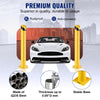VEVOR Safety Bollard Safety Barrier Bollard 4-1/2" OD 36" Height Yellow Powder Coat Pipe Steel Safety Barrier with 4 Free Anchor Bolts for Traffic-Sensitive Area