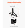 VEVOR 3 Point Trailer Hitch with 2 in Receiver, 3pt Quick Hitch Attachment for Category 1 Tractor, 3000lbs Capacity, Tow Drawbar Adapter, Compatible with Kubota, Mahindra, Ford, Yanmar, John Deere