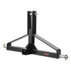 VEVOR 3 Point Trailer Hitch with 2 in Receiver, 3pt Quick Hitch Attachment for Category 1 Tractor, 3000lbs Capacity, Tow Drawbar Adapter, Compatible with Kubota, Mahindra, Ford, Yanmar, John Deere