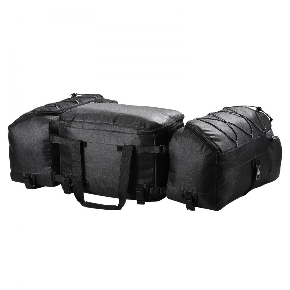 VEVOR ATV Rear Storage Bag, 74L ATV Rear Cargo Bag with Cooler Insulated Bag, 600D Oxford Cloth Storage Rear Rack Seat Bag Fit Most ATVs with Rear Rack, Compatible with ATV, UTV, Can-Am Vehicles