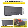 VEVOR Skid Steer Mount Plate Thick Skid Steer Attachment Plate Steel Quick Attachment Loader Plate with 3 Additional Welding Rods Easy to Weld or Bolt to Different Accessories (1/4\")