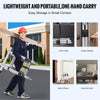 VEVOR Telescoping Ladder, 12.5FT A-Shape Aluminum Extension Ladder Lightweight, Multi-button Retraction Collapsible Ladder, 375 LBS Capacity w/ Stabilizer Bar, Multi-Purpose Ladders for RV, Camper