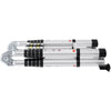 VEVOR Telescoping Ladder, 12.5FT A-Shape Aluminum Extension Ladder Lightweight, Multi-button Retraction Collapsible Ladder, 375 LBS Capacity w/ Stabilizer Bar, Multi-Purpose Ladders for RV, Camper