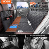 VEVOR Back Seat Extender for Dogs,Dog Hammock for Car Back seat,Waterproof Hard Bottom Dog Car Seat Cover for Back Seat 54"x24",Supports 400lbs with Mesh Window and Storage Pocket for Car, SUV
