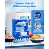 VEVOR Commercial Ice Shaver Crusher, 286lbs Per Hour Electric Snow Cone Maker with 2L Ice Cube Box, 250W 1500RPM Tabletop Shaved Ice Machine for Parties Events Snack Bar, Home and Commercial Use (Blue)