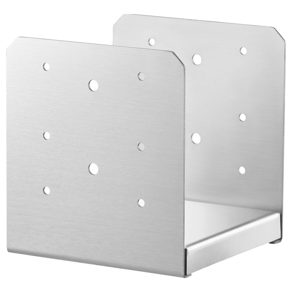 VEVOR 6"x 6" Post Base, 1Pcs Stainless Steel Adjustable Post Anchor Bracket(Internal 5.9 x 5.5"), Adjustable Post Base for Pavilion Deck Porch Handrail Railing Support Decorative Anchor Plate