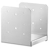 VEVOR 6"x 6" Post Base, 10Pcs Stainless Steel Adjustable Post Anchor Bracket(Internal 5.9 x 5.5"), Adjustable Post Base for Pavilion Deck Porch Handrail Railing Support Decorative Anchor Plate