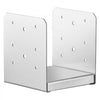 VEVOR 6"x 6" Post Base, 10Pcs Stainless Steel Adjustable Post Anchor Bracket(Internal 5.9 x 5.5"), Adjustable Post Base for Pavilion Deck Porch Handrail Railing Support Decorative Anchor Plate