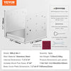 VEVOR 8"x 8" Post Base, 1Pcs Stainless Steel Adjustable Post Anchor Bracket(Internal 7.8 x 7.3"), Adjustable Post Base for Pavilion Deck Porch Handrail Railing Support Decorative Anchor Plate