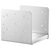 VEVOR 8"x 8" Post Base, 1Pcs Stainless Steel Adjustable Post Anchor Bracket(Internal 7.8 x 7.3"), Adjustable Post Base for Pavilion Deck Porch Handrail Railing Support Decorative Anchor Plate