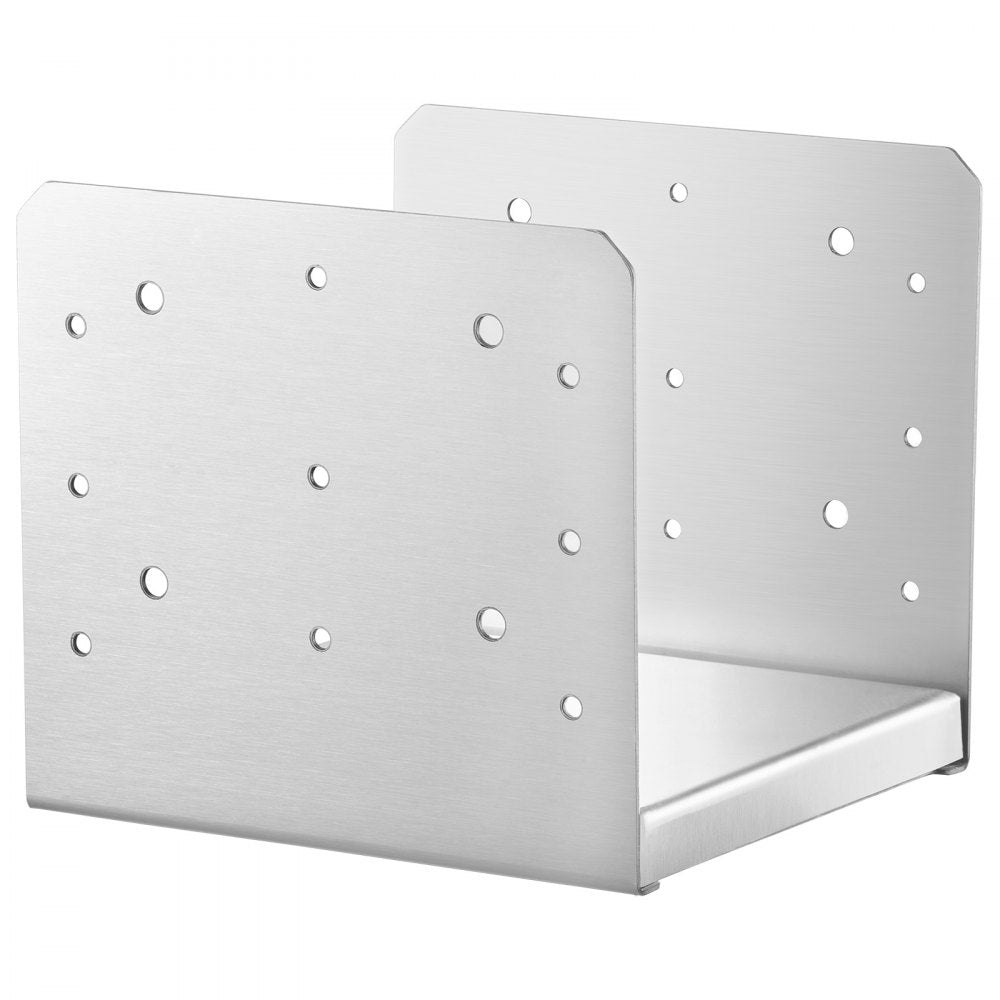 VEVOR 8"x 8" Post Base, 1Pcs Stainless Steel Adjustable Post Anchor Bracket(Internal 7.8 x 7.3"), Adjustable Post Base for Pavilion Deck Porch Handrail Railing Support Decorative Anchor Plate