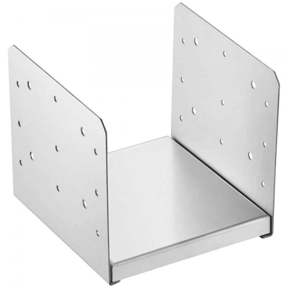 VEVOR 8"x 8" Post Base, 1Pcs Stainless Steel Adjustable Post Anchor Bracket(Internal 7.8 x 7.3"), Adjustable Post Base for Pavilion Deck Porch Handrail Railing Support Decorative Anchor Plate