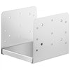 VEVOR 8"x 8" Post Base, 1Pcs Stainless Steel Adjustable Post Anchor Bracket(Internal 7.8 x 7.3"), Adjustable Post Base for Pavilion Deck Porch Handrail Railing Support Decorative Anchor Plate