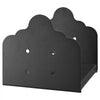 VEVOR 8x8 Post Base 2 Pcs, Inner Size 7.9x7.5 inch / 200x190 mm Post Brackets, Heavy Duty Carbon Steel Decking Posts, Wood Posts Brackets for Pavilion Deck Railing Support Deck Base Plate, Black