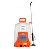 VEVOR Battery Powered Backpack Sprayer, 0-90 PSI Adjustable Pressure, 4 Gallon Tank, Back Pack Sprayer with 8 Nozzles and 2 Wands, 12V 8Ah Battery, Wide Mouth Lid for Weeding, Spraying, Cleaning