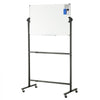 VEVOR Rolling Magnetic Whiteboard, Double-sided Mobile Whiteboard 36x24 Inches, Adjustable Height Dry Erase Board with Wheels, 1 Magnetic Erase & 3 Dry Erase Markers & Movable Tray Office, School