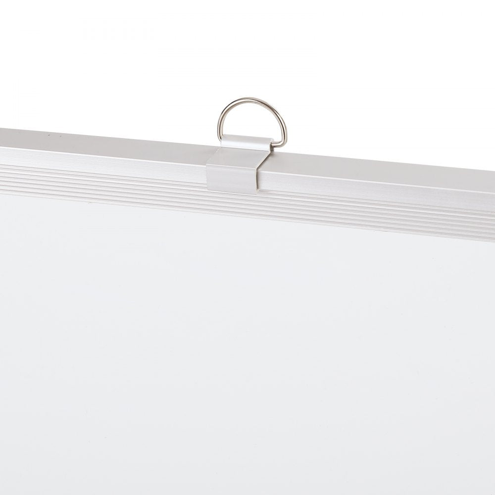 VEVOR Magnetic Whiteboard, 24 x 18 Inches, Dry Erase Board for Wall with Aluminum Frame, White Board Includes 1 Magnetic Erase & 2 Dry Erase Marker & Movable Tray for Office Home Restaurant and School