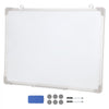 VEVOR Magnetic Whiteboard, 24 x 18 Inches, Dry Erase Board for Wall with Aluminum Frame, White Board Includes 1 Magnetic Erase & 2 Dry Erase Marker & Movable Tray for Office Home Restaurant and School
