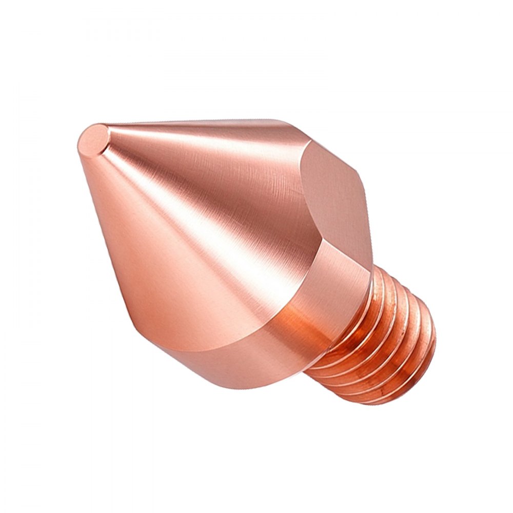 VEVOR Replacement Electrode Tips for DN-100E Spot Welder Machine, High-Conductivity Copper, Concentrated Conical Spot Welding, for Sheet Metal Welding and Versatile Metalworking Projects