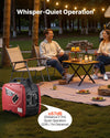 VEVOR Inverter Generator R2000iSP - whisper-quiet operation less than 67dB at 23 ft (7 m)