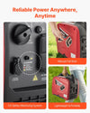 VEVOR Inverter Generator R2000iSP - reliable power anywhere with CO safety monitoring, manual pull start, portable design