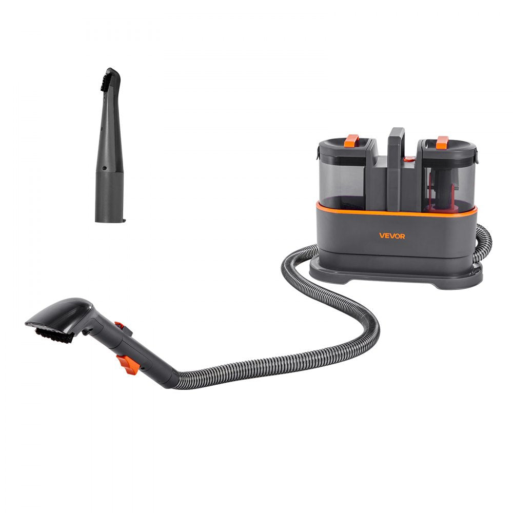VEVOR Carpet Cleaner Machine, 50.72 oz Clean Water Tank & 27.05 oz Dirty Water Tank, Portable Upholstery Shampooer, 11.5Kpa Handheld Furniture Extractor, Spot and Stain Deep Cleaner for Rug Couch Car