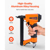VEVOR Pneumatic Staple Gun, 20 Gauge T50 Pneumatic Upholstery Stapler for 7/16" Crown 5/32"-5/8" Length Staples, 70-110 PSI Air Staple Gun for Woodworking, Upholstering, Fabric, Crafts, DIY Projects